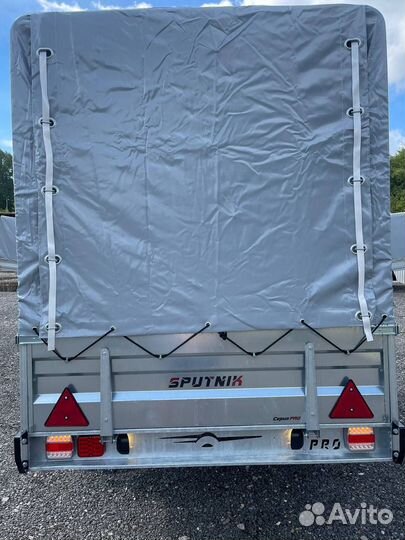 Прицеп «Спутник» 2540х1300х370 с высоким тентом