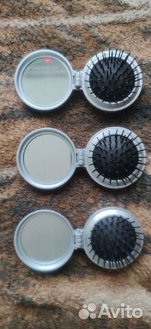 Расческа новая с зеркалом складная