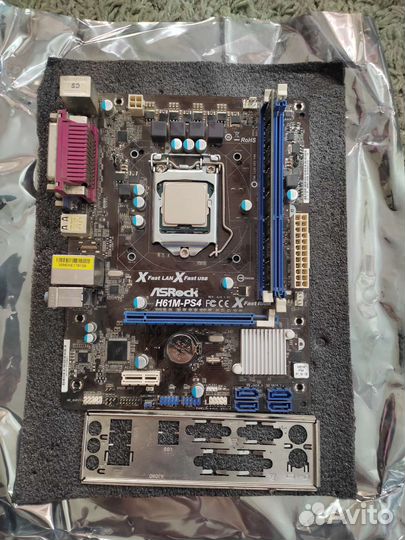 Материнская плата 1155 с процессором E3 1230v2