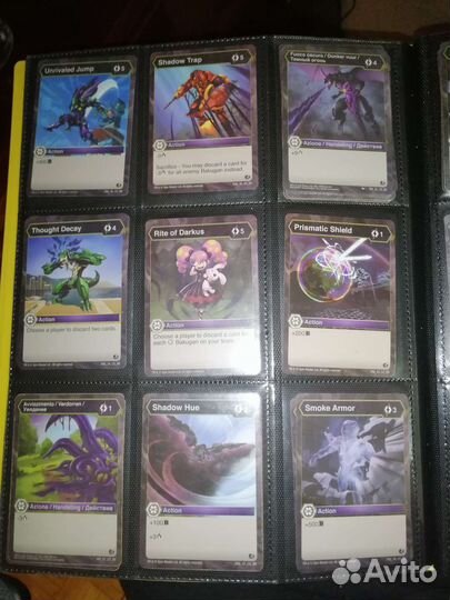 Карты Bakugan TCG (кки) в большом ассортименте