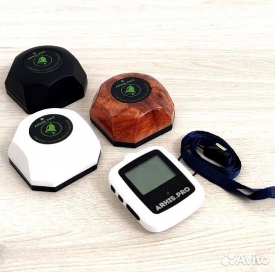 Кнопка вызова персонала помощи и часы пейджер