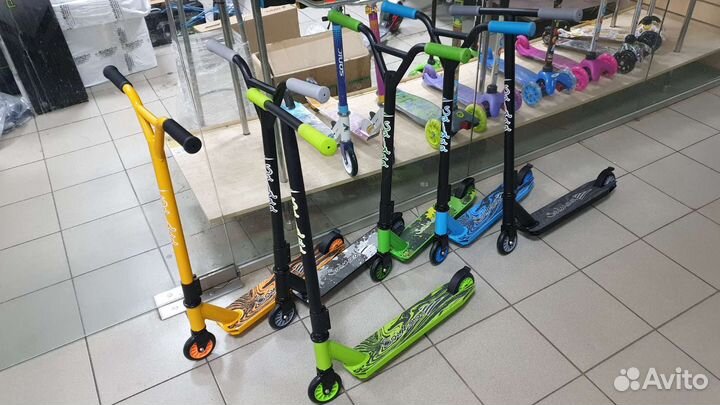 Трюковой самокат SJ колеса 100 мм