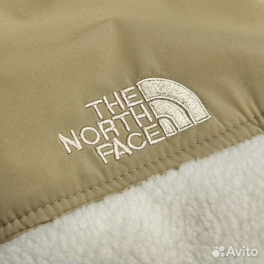 Куртка the north face барашек двухсторонняя