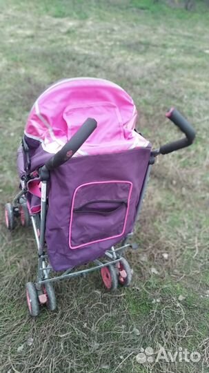 Прогулочная коляска летняя складная
