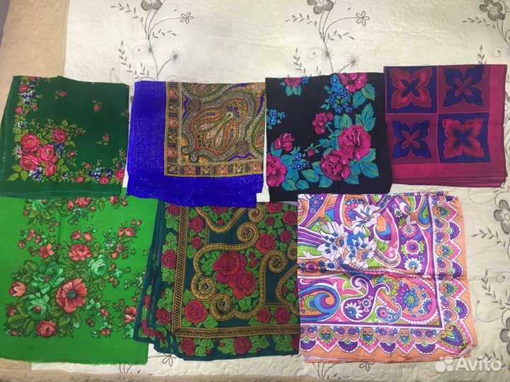 Старинные шали. винтажные платки