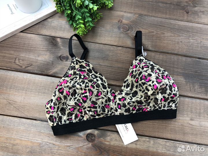 Бюстгальтер треугольник без косточки 65DD