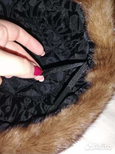 Шапка, норковая, размер 56-57