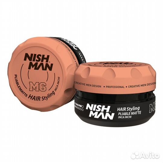 Паста для волос nishman pliable matte M6