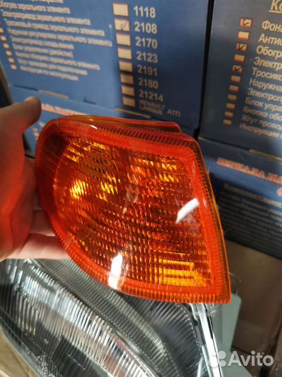 Передние фары Ваз 2114 Black, под Бош