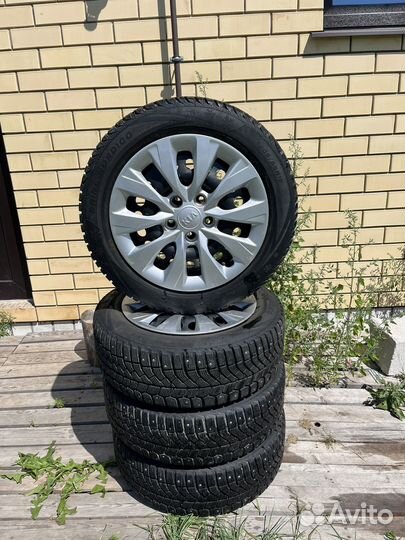 Колеса в сборе зима 205/55r16 Kia/Hyundai