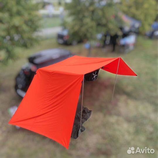 Тент автомобильный Маркиза Арм две стенки оранж