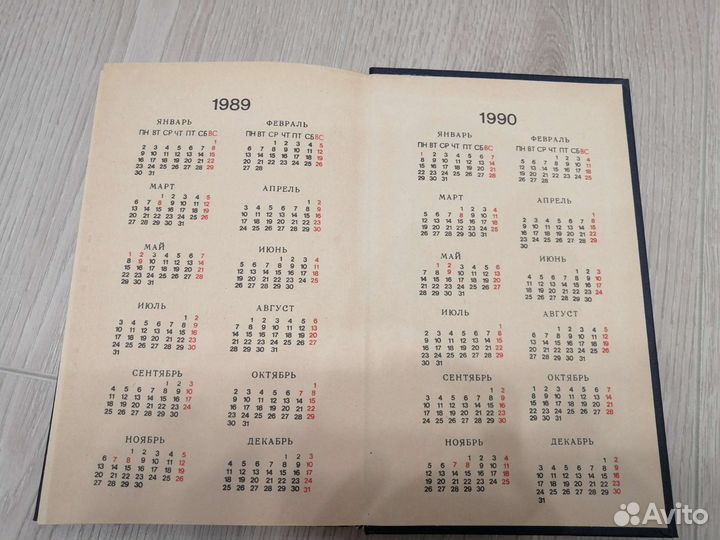 Деловой дневник 1987г