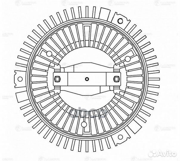 Вискомуфта привода вентилятора LMC 15163 luzar