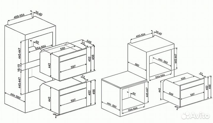 Духовой шкаф smeg SF4603vcnr1