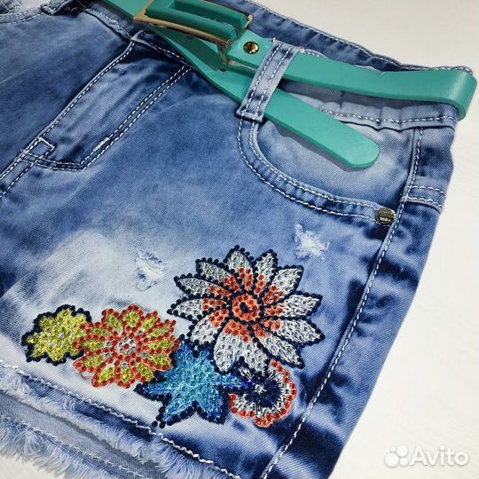 Джинсовые шорты для девочки р. от 128 до 152