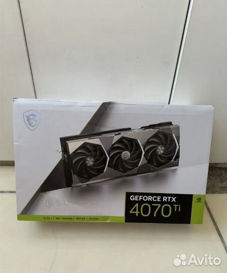 MSI RTX 4070ti suprim 12 gb видеокарта (идеал)