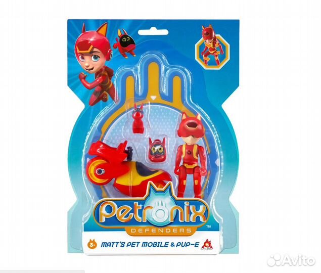 Петроникс. Игровой набор пэтмобиль и фигурка героя