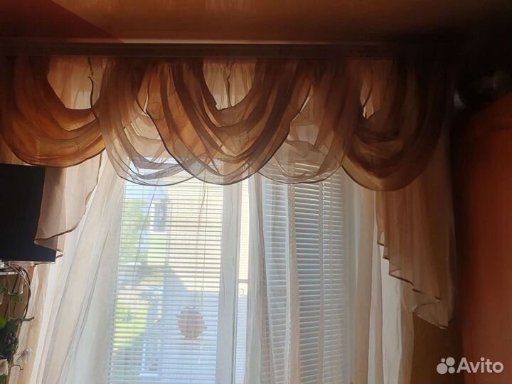 Шторы Ламбрекен + органза