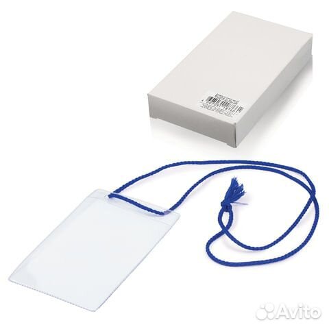 Бейджи вертикальные большие 123х79 мм, комплект 10