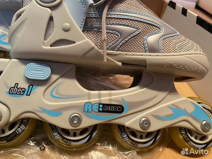 Роликовые коньки регулируемые детские reaction