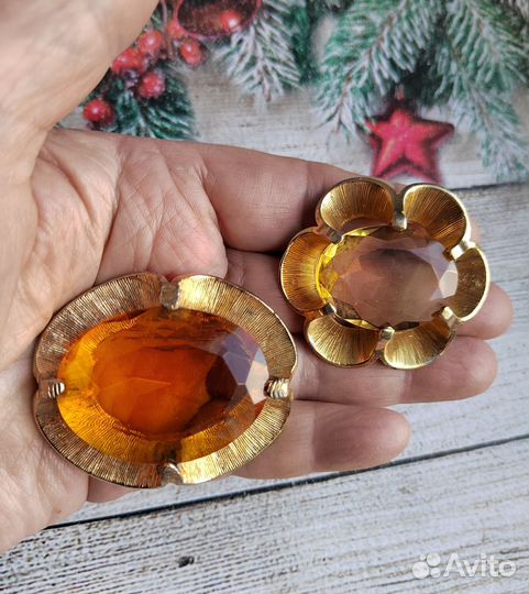 Броши винтажные