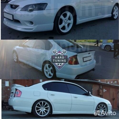 Накладка на задний бампер Spec B Legacy 4 BL/BP