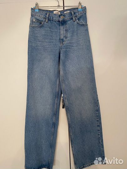 Джинсы lime новые широкие женские