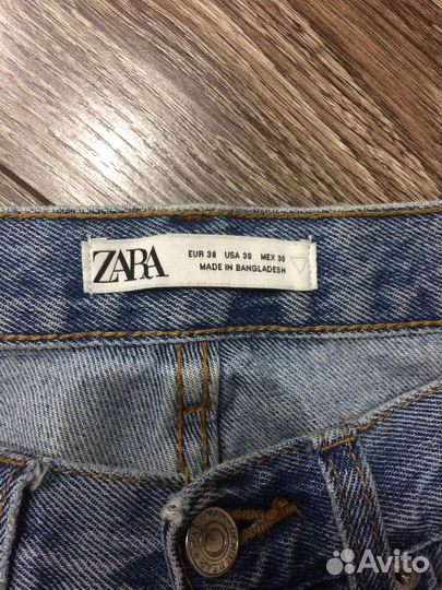 Джинсы zara 38