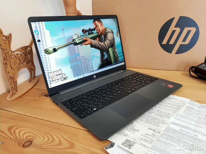 Мощный FHD IPS/3.4Ггц/8гб DDR4/SSD/для всего