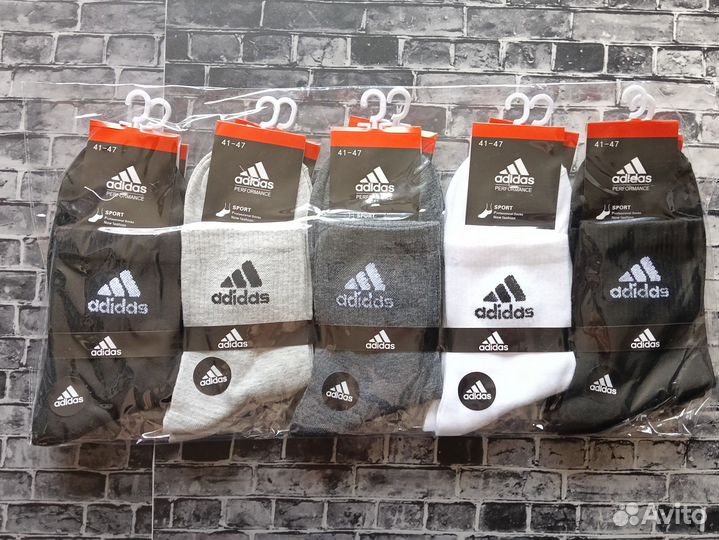 Носки Nike Adidas хлопок