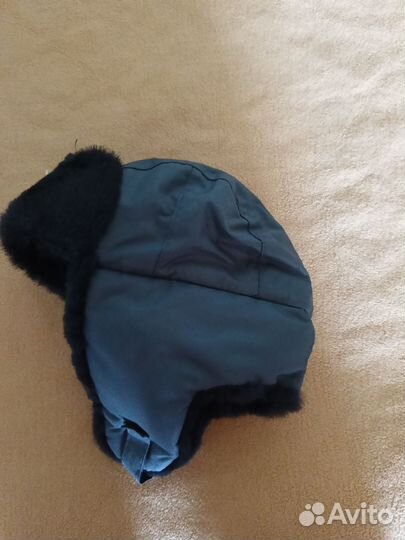 Шапка ушанка мужская на овчине