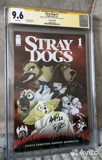 CGC Stray Dogs #1 автографы Фликс и Форстнер