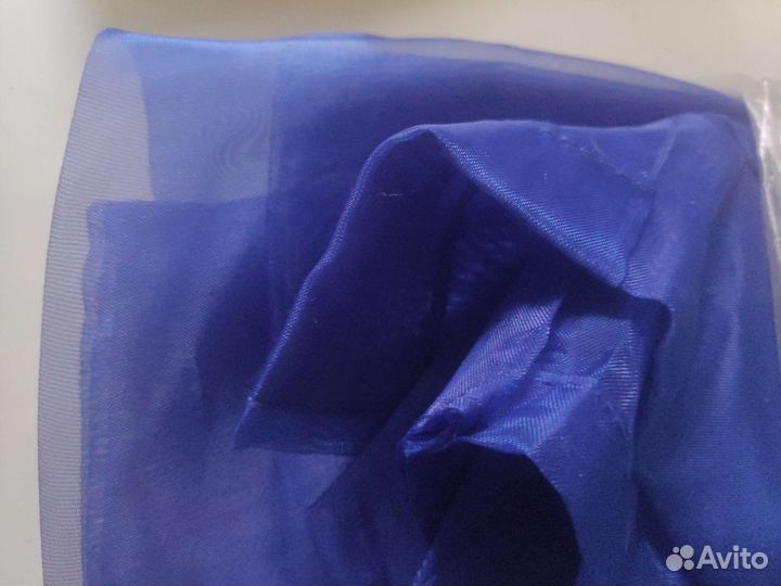 Шторы гардины IKEA новые прозрачный синий