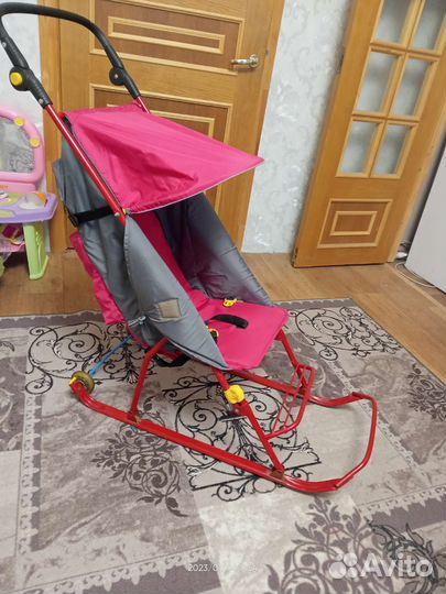Детские санки коляска бу