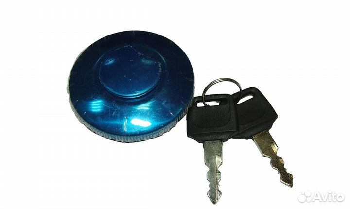 Крышка бензобака Дельта с замком, хром