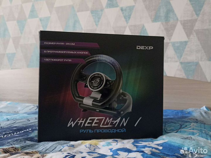 Игровой руль dexp wheelman