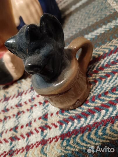 Статуэтка казак с чертенком