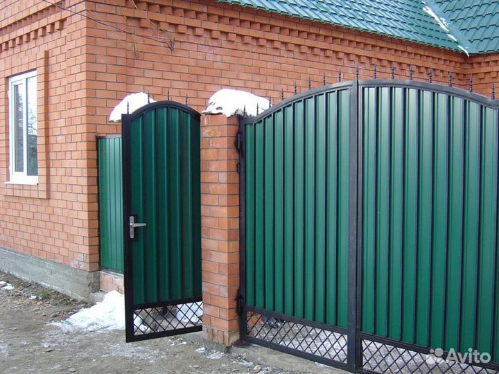 Ворота,калитка из профлиста