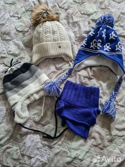 Шапки для мальчика 2-4 года