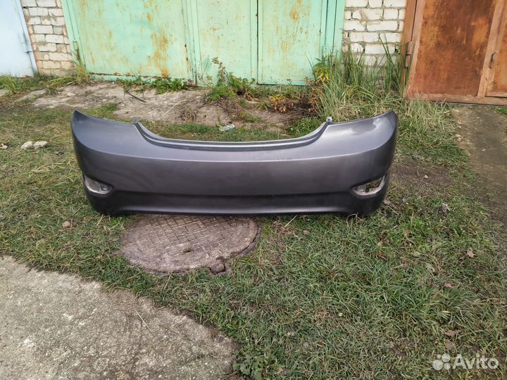 Бампер на hyundai solaris