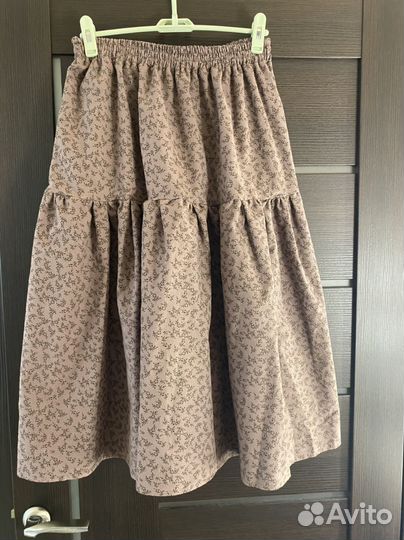 Юбка бохо теплая, ручная работа