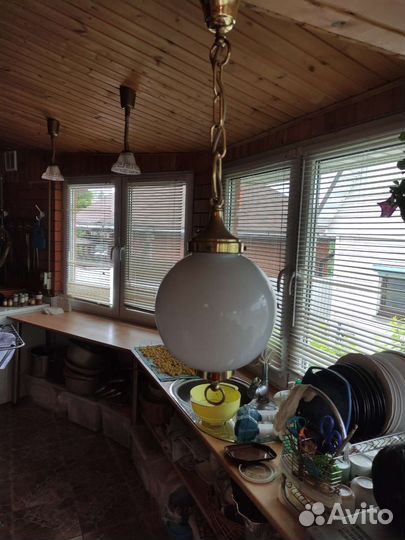 Светильник потолочный подвесной бу