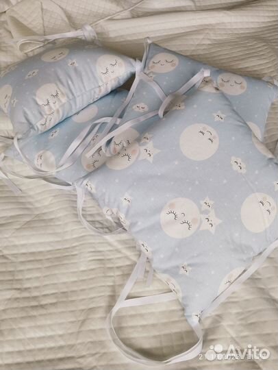 Бортики в детскую кроватку новые