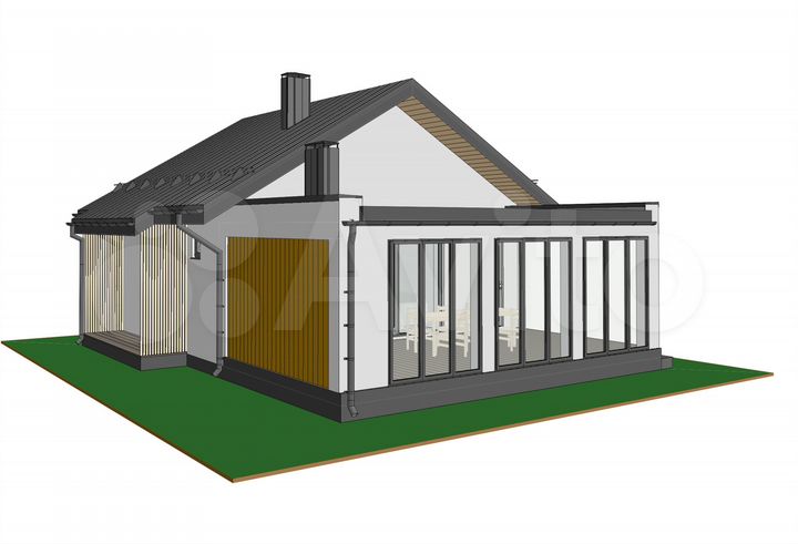 Дом 131,4 м² на участке 18 сот.