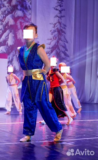 Карнавальный танцевальный костюм джина Аладдин