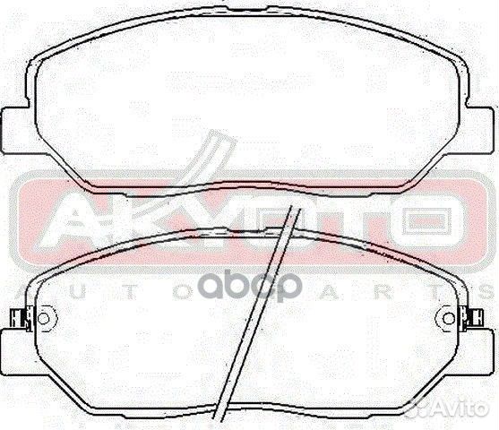 Колодки тормозные дисковые передние AKD-0446 AK