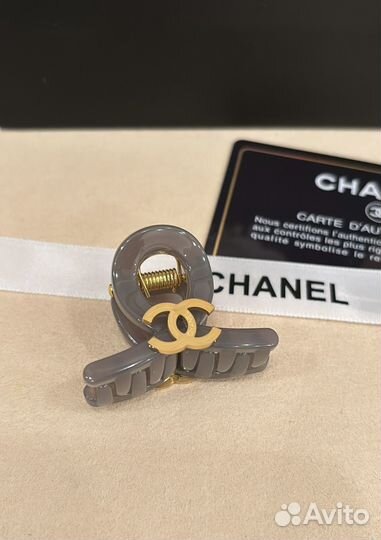 Chanel краб заколка для волос