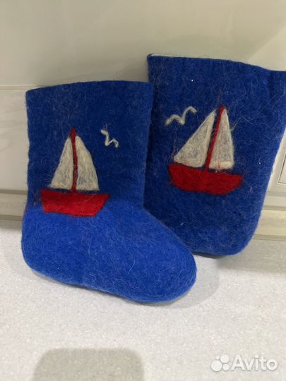 Валенки детские на мальчика 25