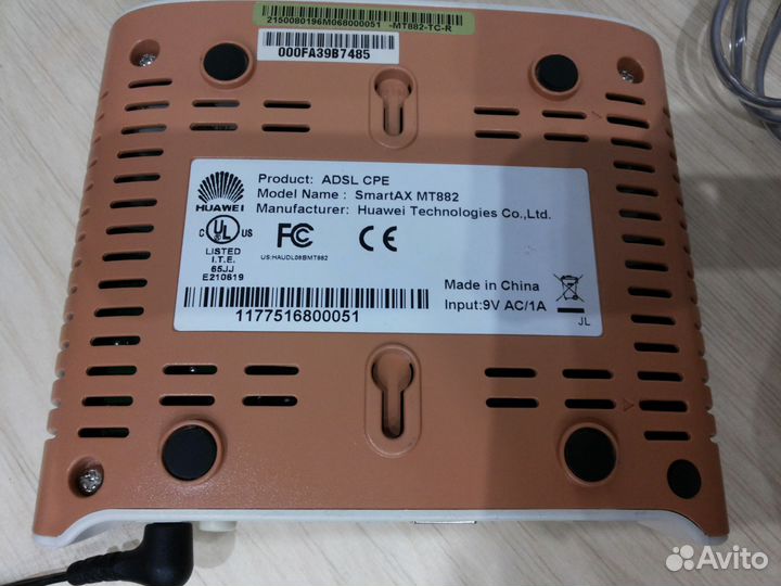 Модем Huawei SmartAX MT882