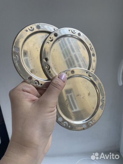 Костеры Серебрение винтаж Швеция